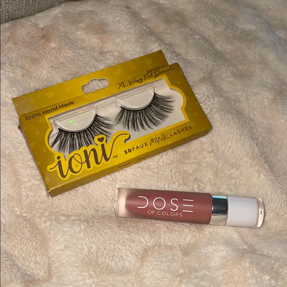 Dose of Colors liquid lipstick & Lashes